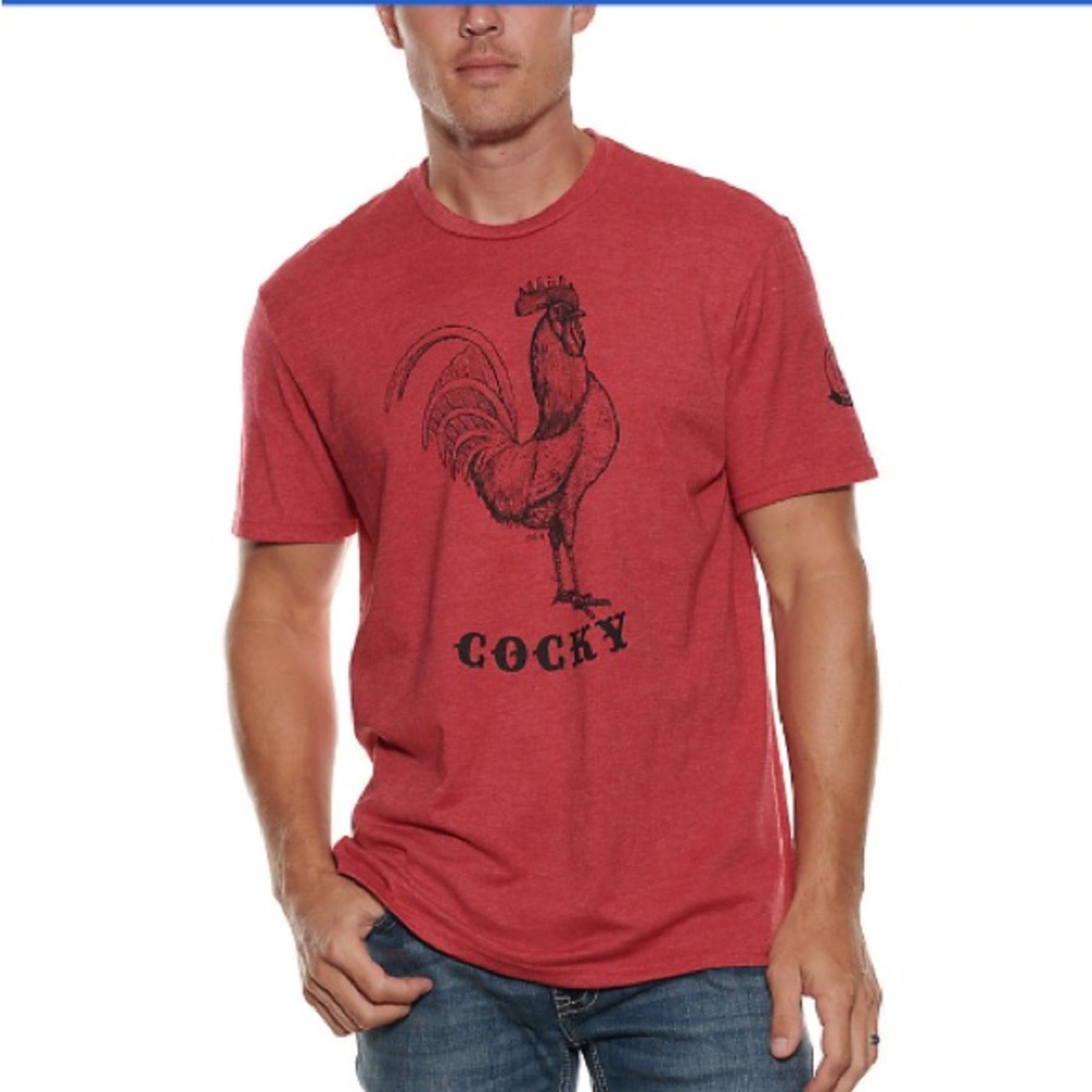 Mason jar label Cocky Rooster graphic t-shirt xl - Picture 16 of 16